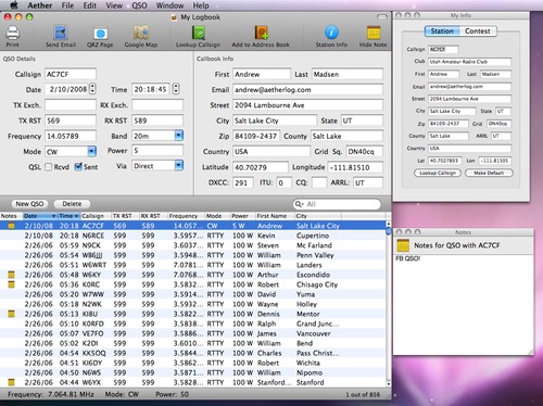 ham radio logbook software for mac